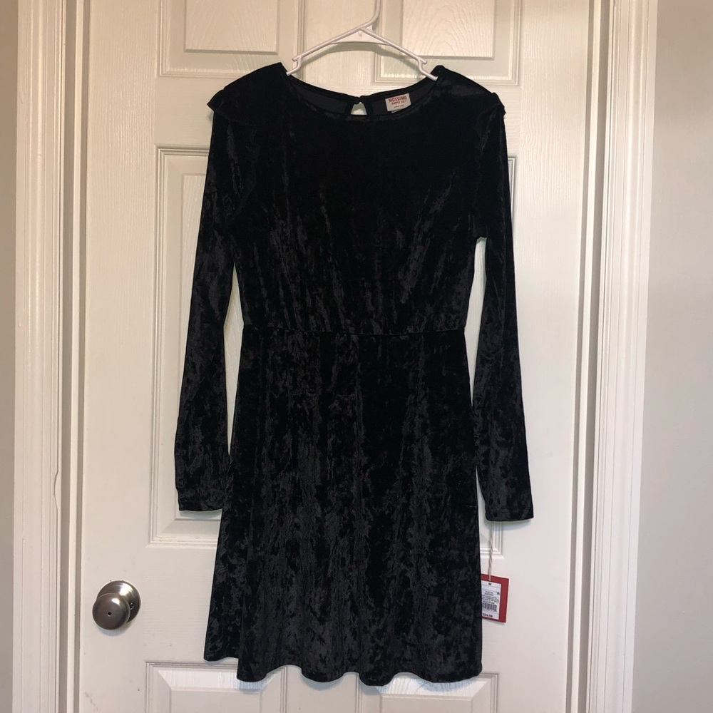 Mossimo Supply Co. Black Velvet Dress